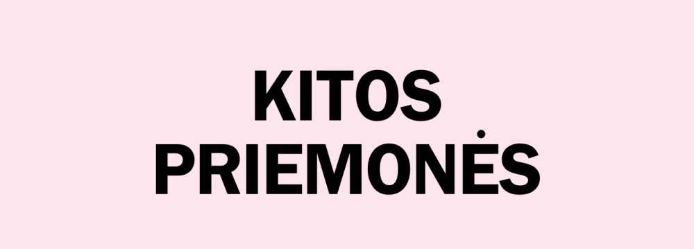 Kitos priemonės