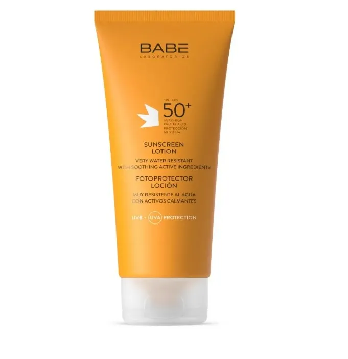 BABÉ apsauginis losjonas nuo saulės kūnui SUNSCREEN LOTION SPF50 200ml