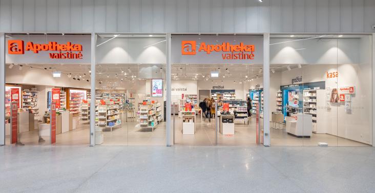 „Apotheka“ tapo šeštuoju didžiausiu vaistinių tinklu šalyje