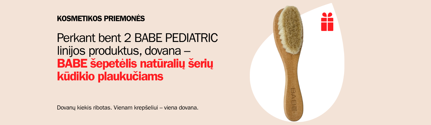 BABE PEDIATRIC dovanų kampanija 