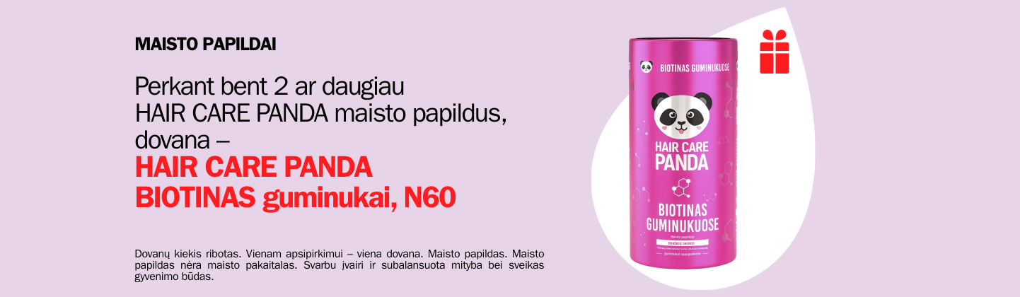 Hair Care Panda dovanų kampanija
