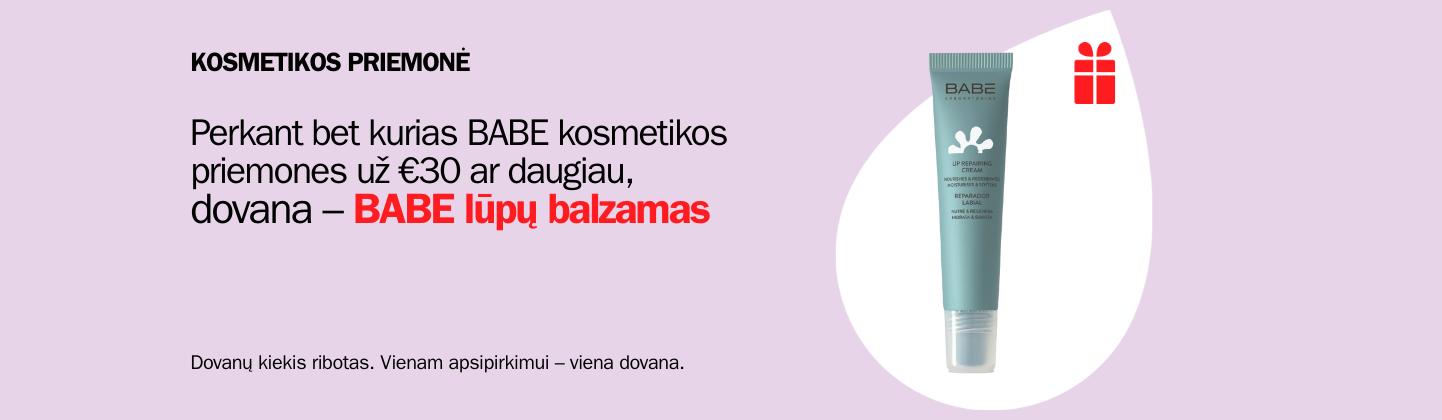 BABE dovanų kampanija 