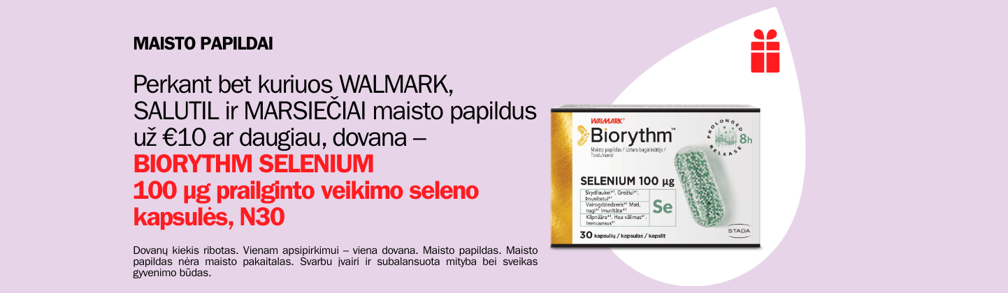 WALMARK, SALUTIL ir MARSIEČIAI dovanų kampanija