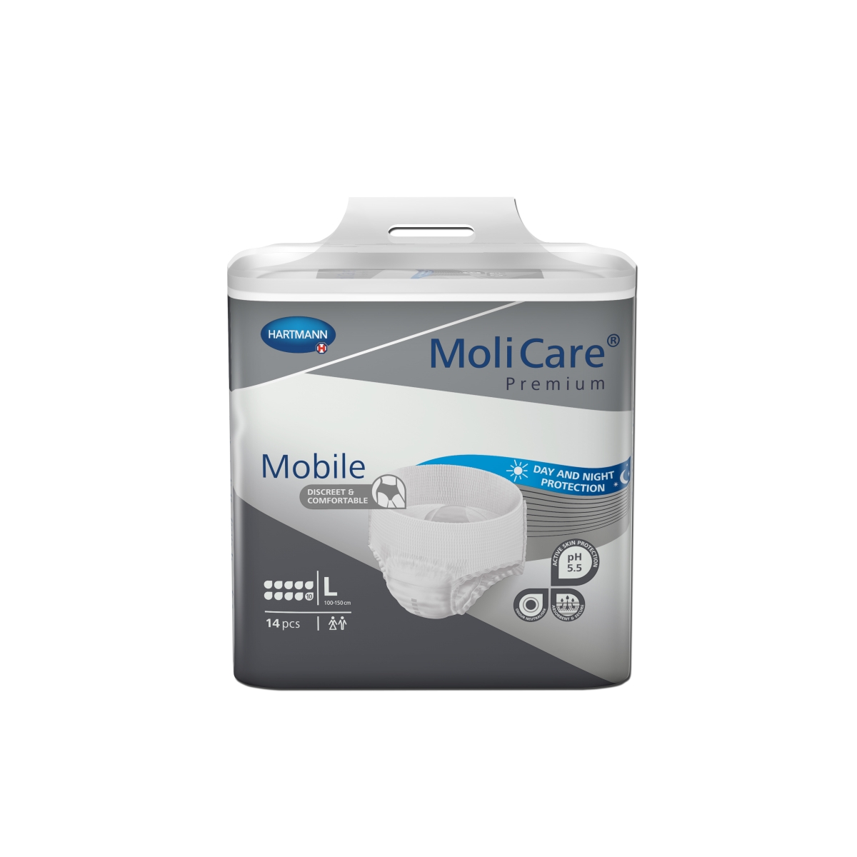 HARTMANN sauskelnės-kelnaitės MOLICARE MOBILE, 10 lašų, L, N14 - 