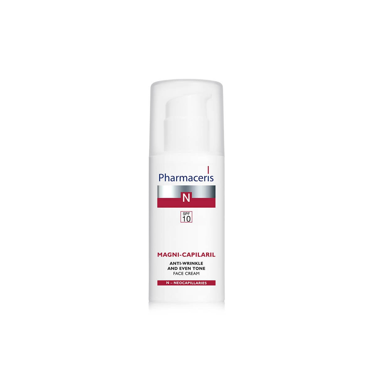 PHARMACERIS N kremas nuo raukšlių MAGNI CAPILARIL SPF10, 50ml - 