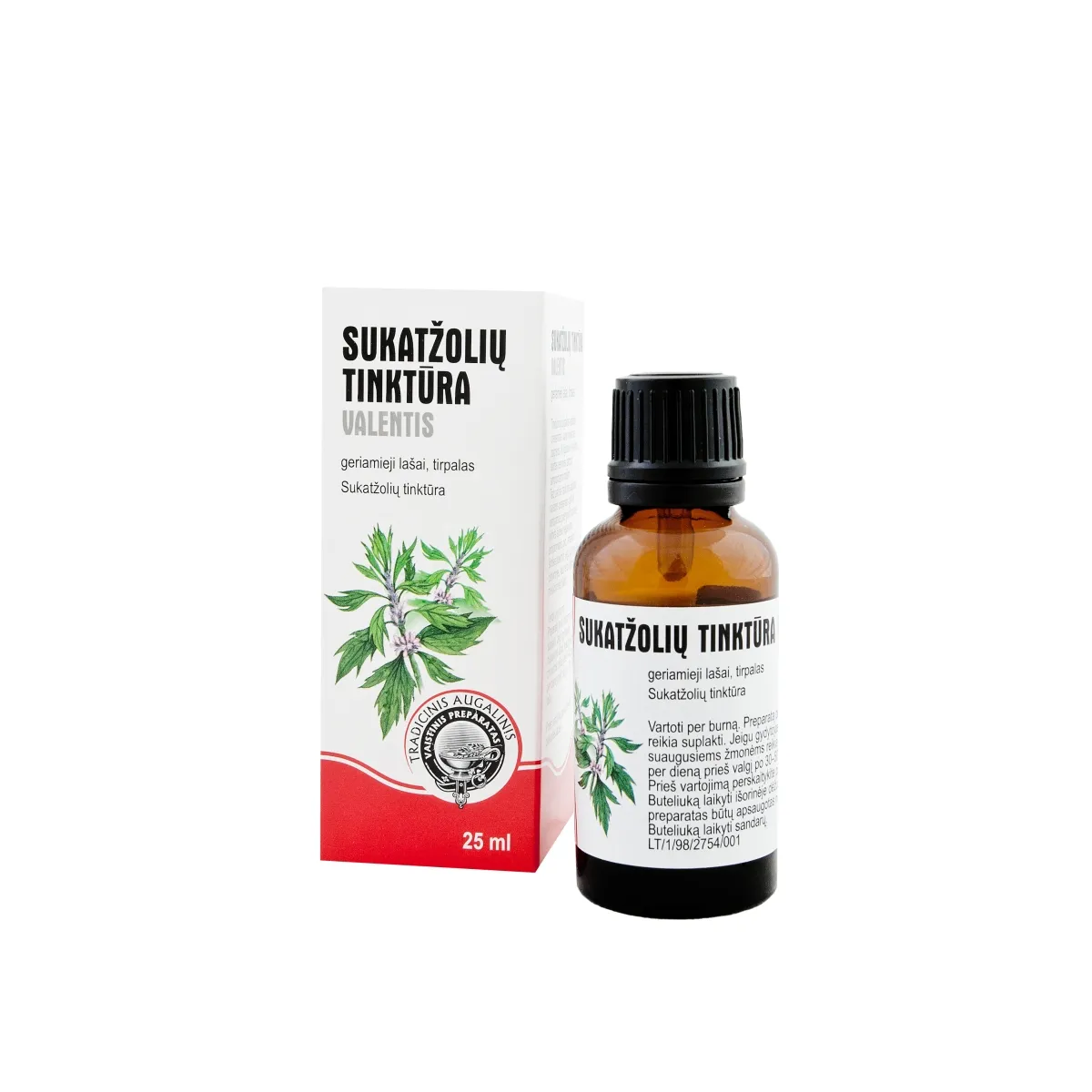 Sukatžolių tinktūra Valentis geriamieji lašai 25ml - 