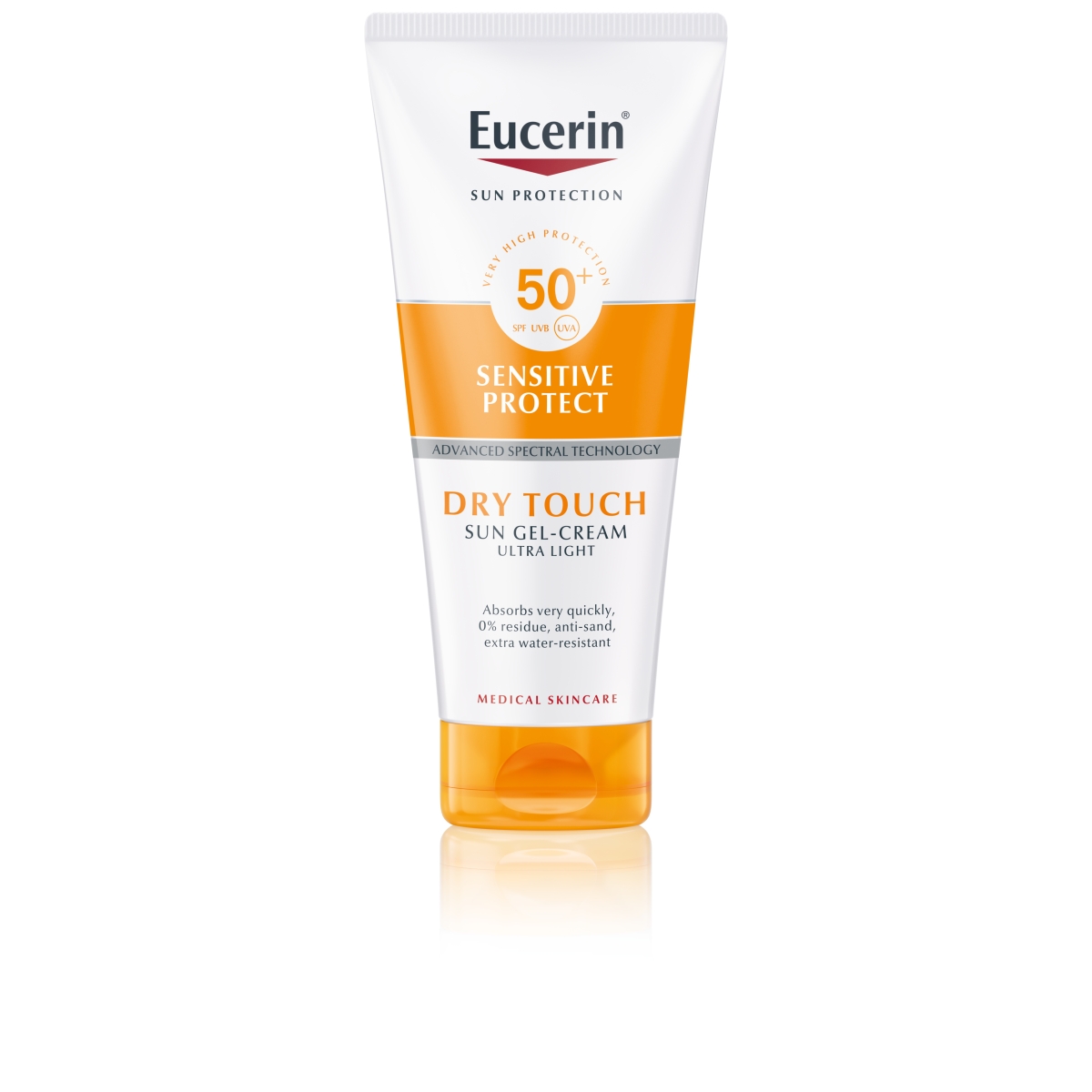 EUCERIN gelinis kremas nuo saulės kūnui DRY TOUCH SPF50+, 200ml - 