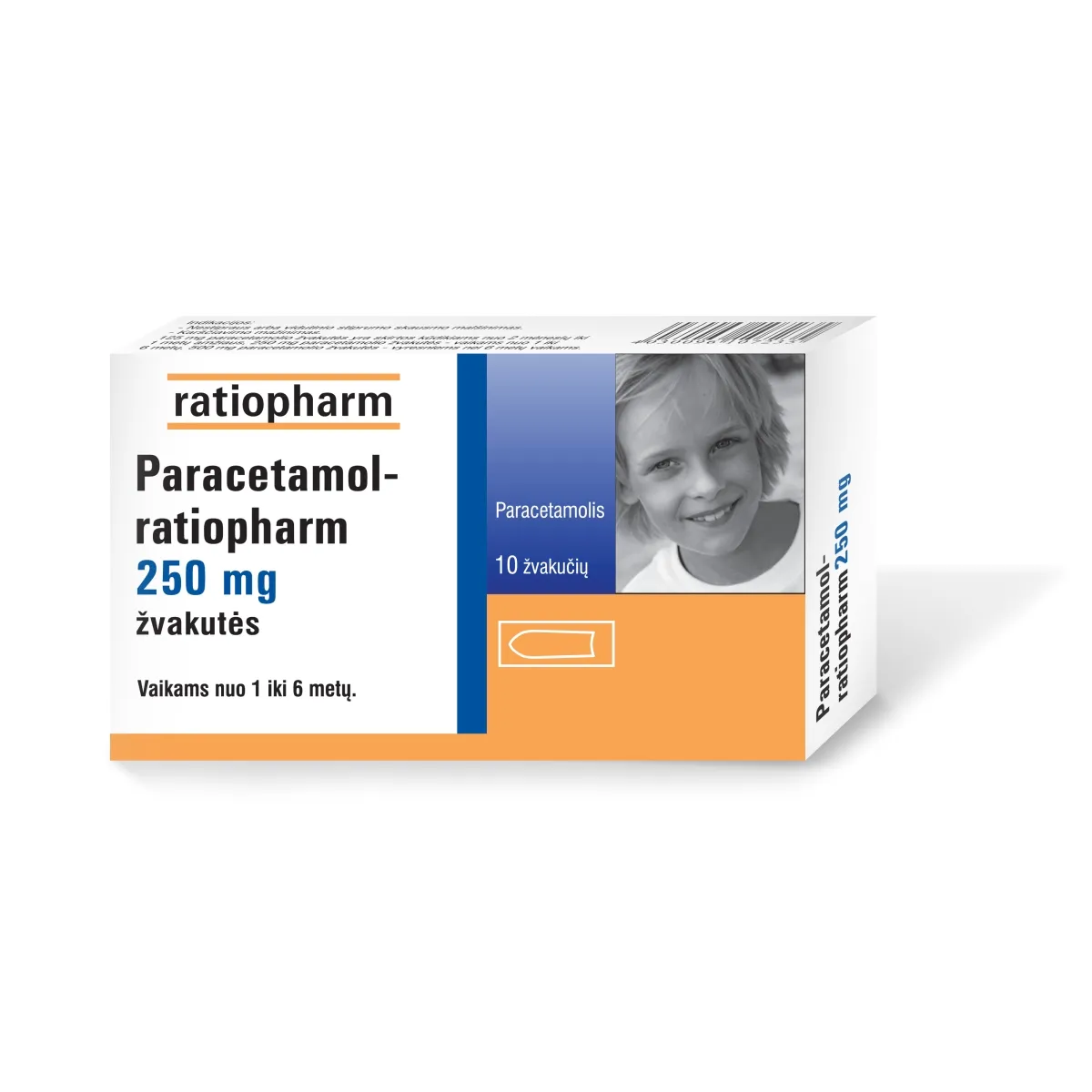 Paracetamol-ratiopharm 250mg supp. N10 - 