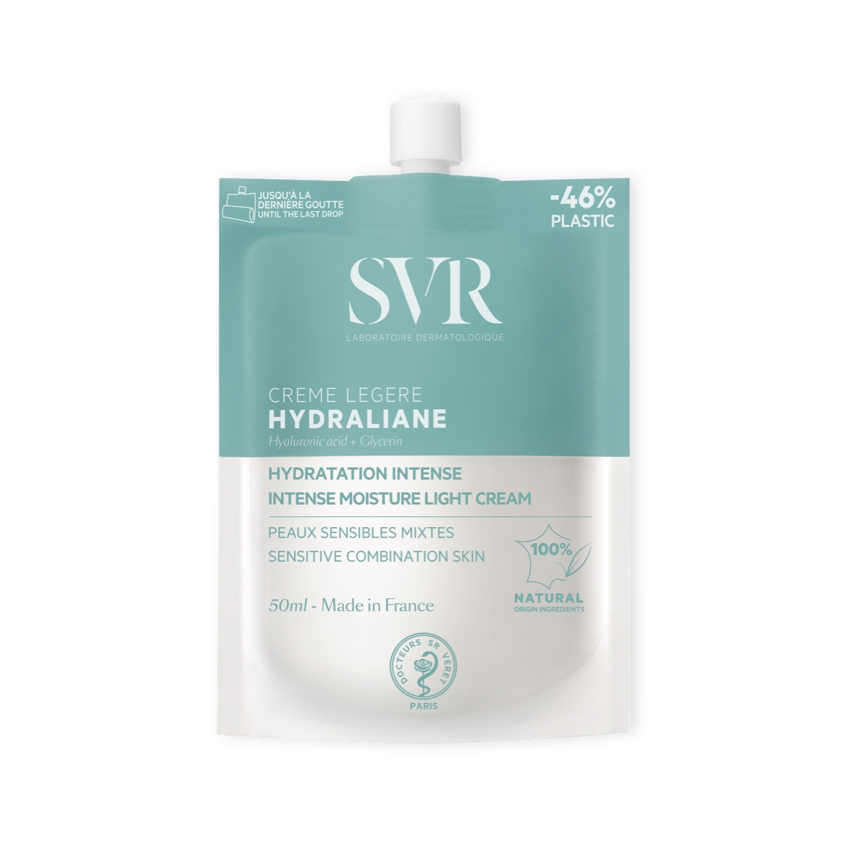 SVR drėkinamasis kremas dehidratuotai odai HYDRALIANE LÉGÈRE, 50ml - 