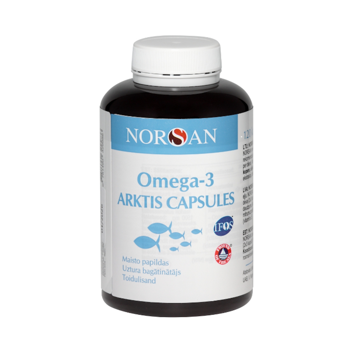 NORSAN OMEGA-3 ARKTIS, 120 kapsulių - 