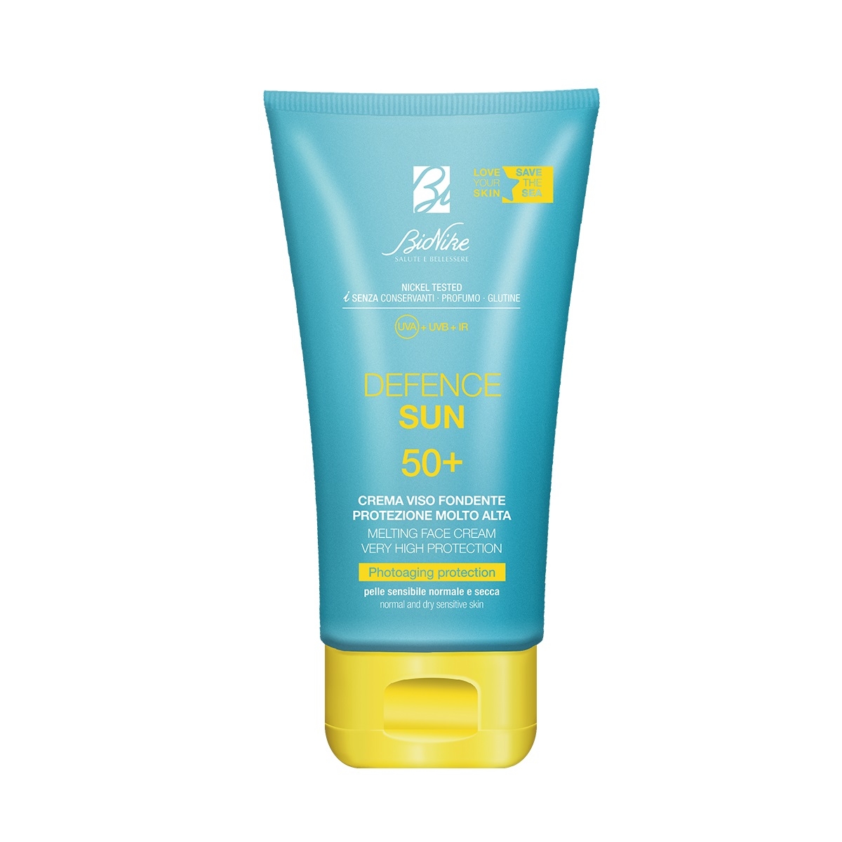 BIONIKE apsauginis veido kremas sausai odai DEFENCE SUN SPF50+, 50ml - 