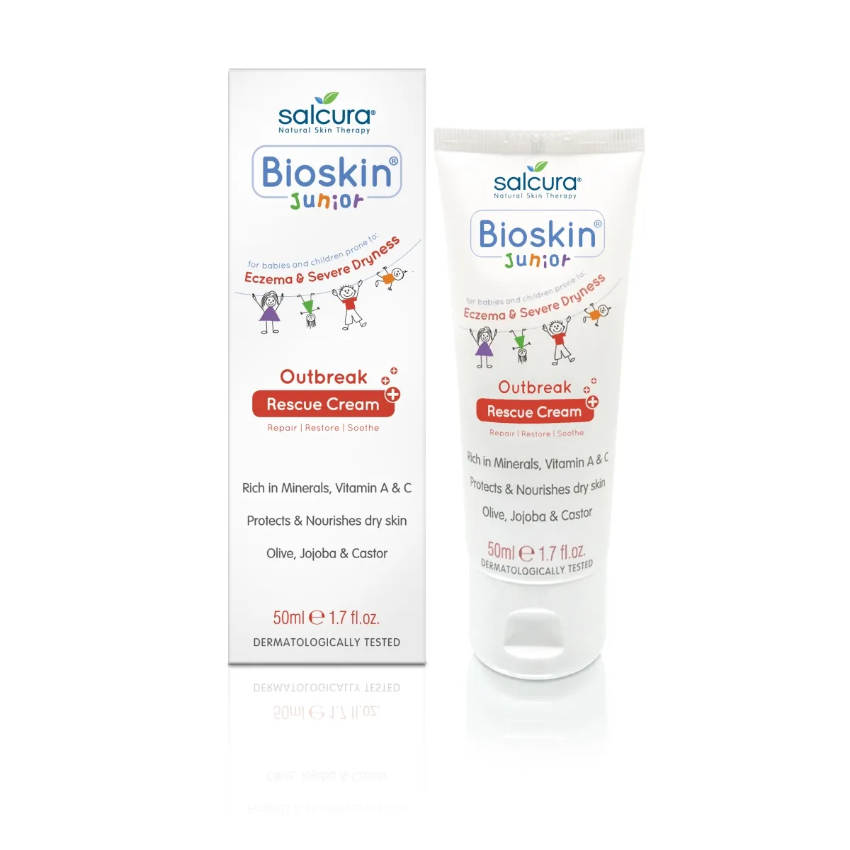 SALCURA atstatomasis kremas probleminei odai JUNIOR OUTBREAK, 50ml - 