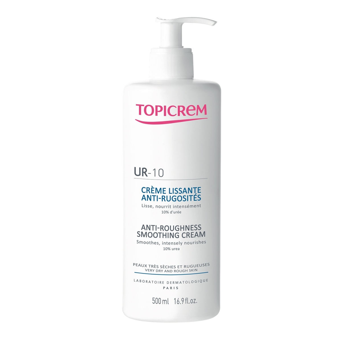 TOPICREM kremas su šlapalu išsausėjusiai odai UR-10, 500ml - 