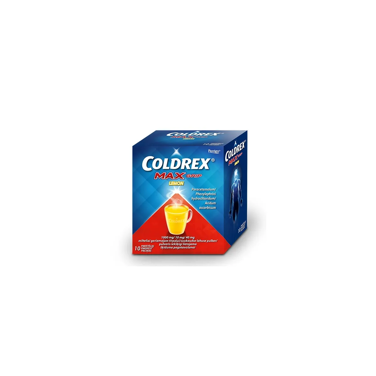 Coldrex MaxGrip Lemon milteliai geriamam tirpalui N10 - 