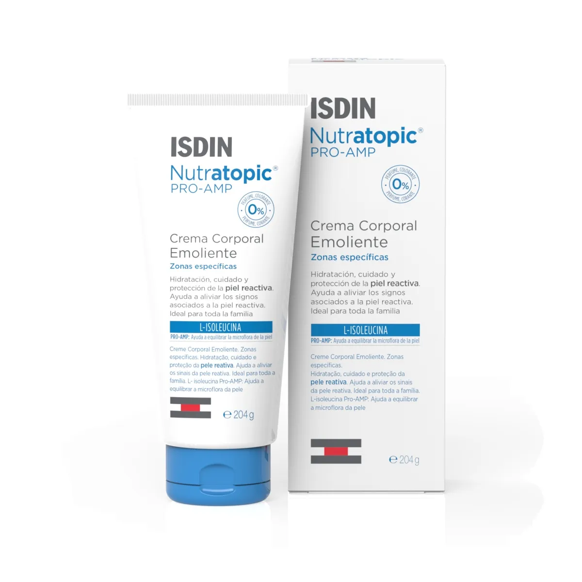 ISDIN kūno kremas emolientas NUTRATOPIC PRO-AMP, 200ml - 