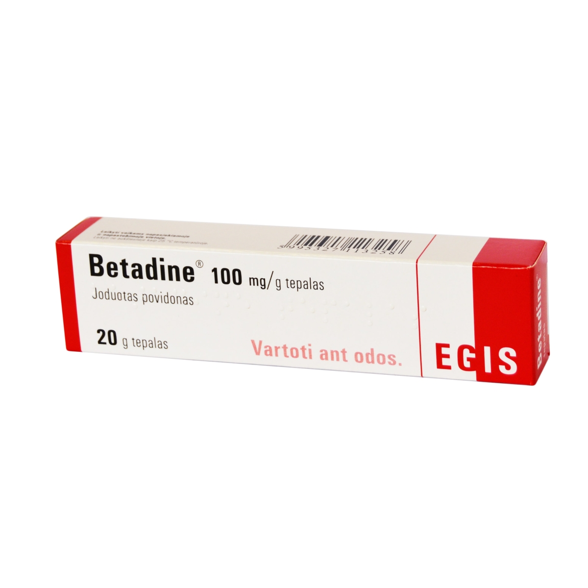 Betadine 100mg/g tepalas 20g - 