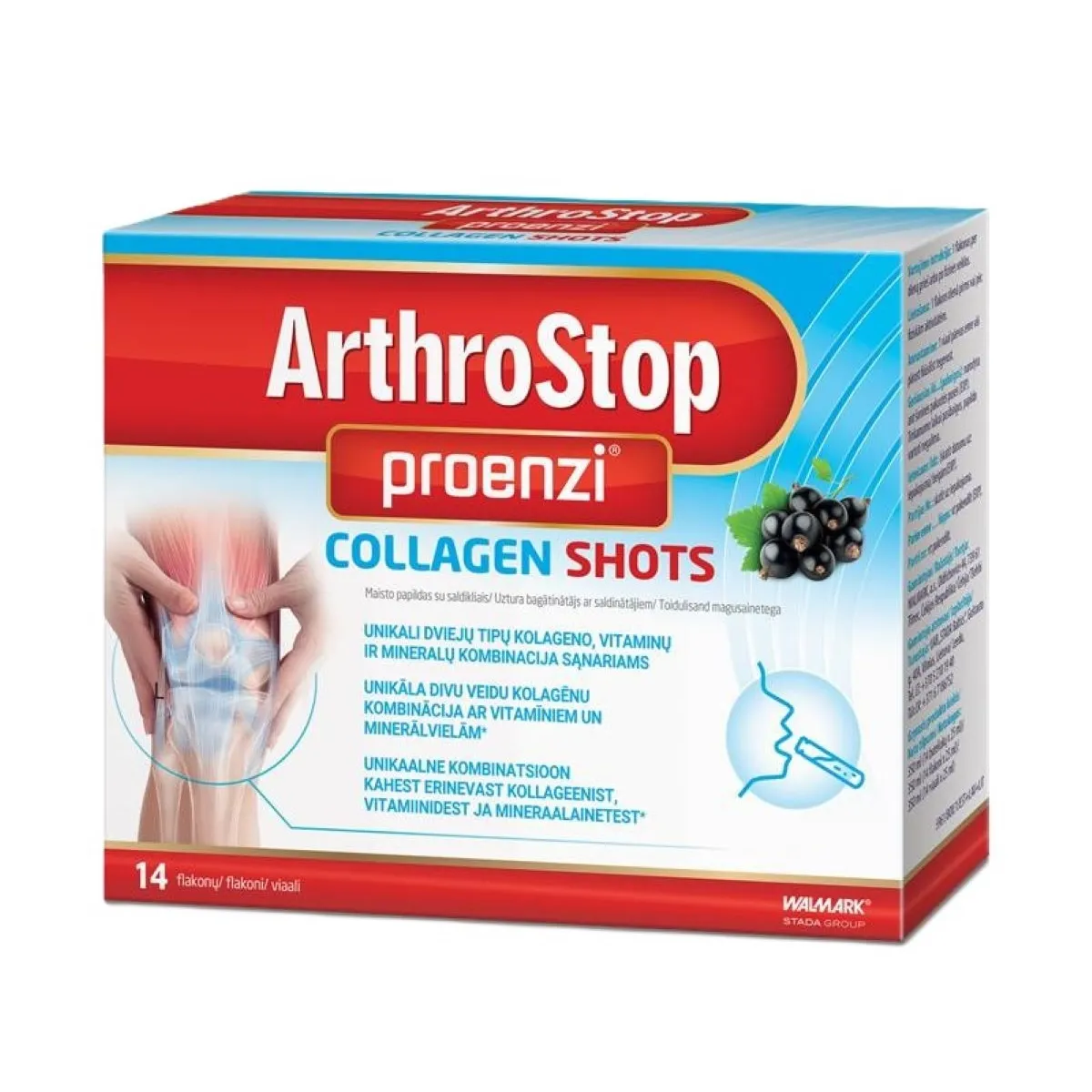 ARTHROSTOP PROENZI COLLAGEN SHOTS, 11000 mg kolageno (sąnariams), N14 -  1