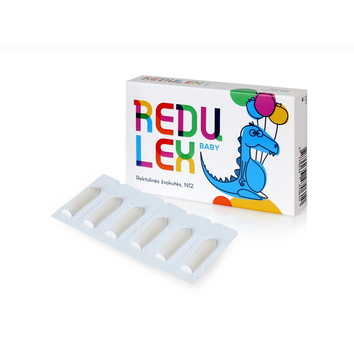REDULEX rektalinės žvakutės  BABY, N12 - 