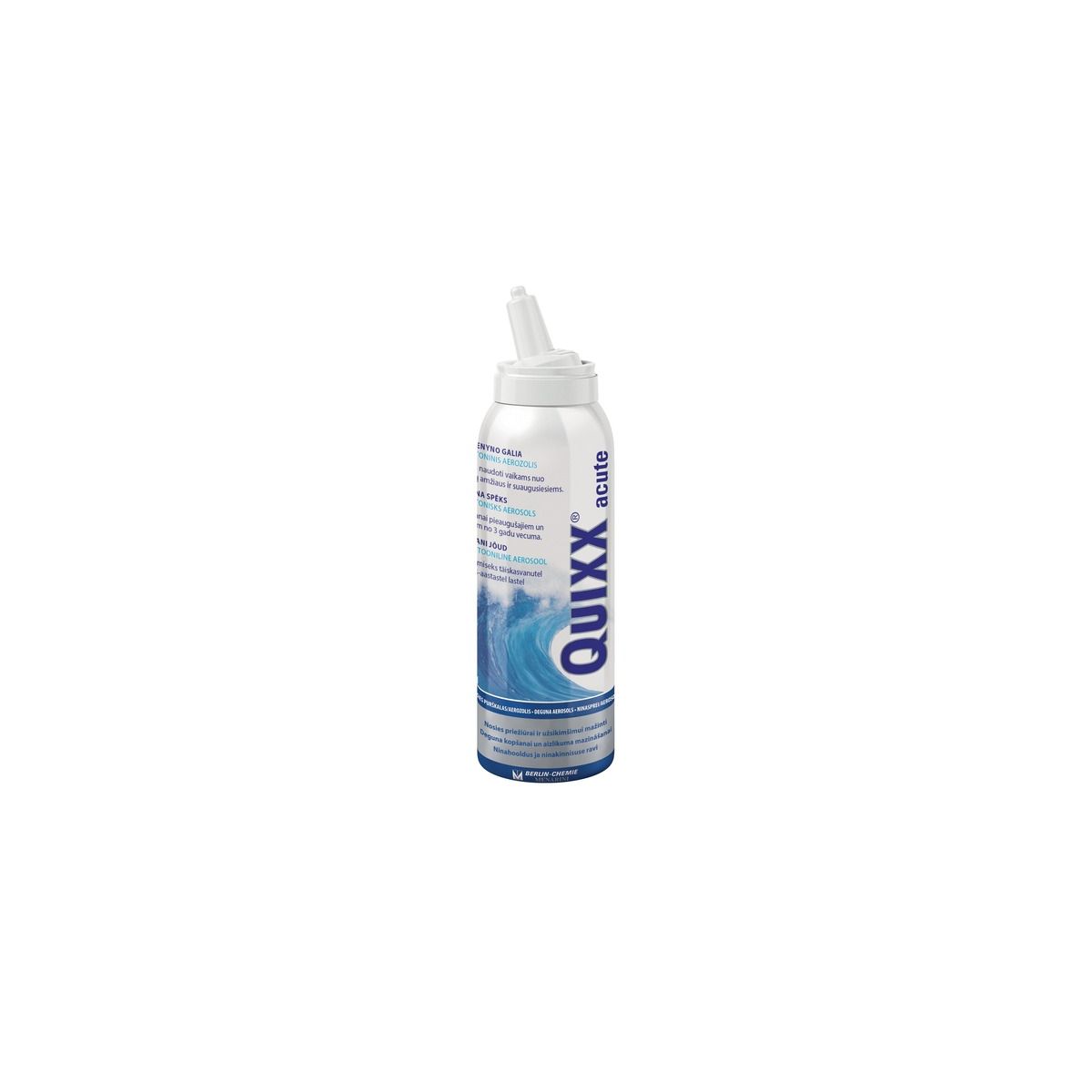 QUIXX® hipertoninis jūros vandens nosies purškalas ACUTE, 100ml -  1