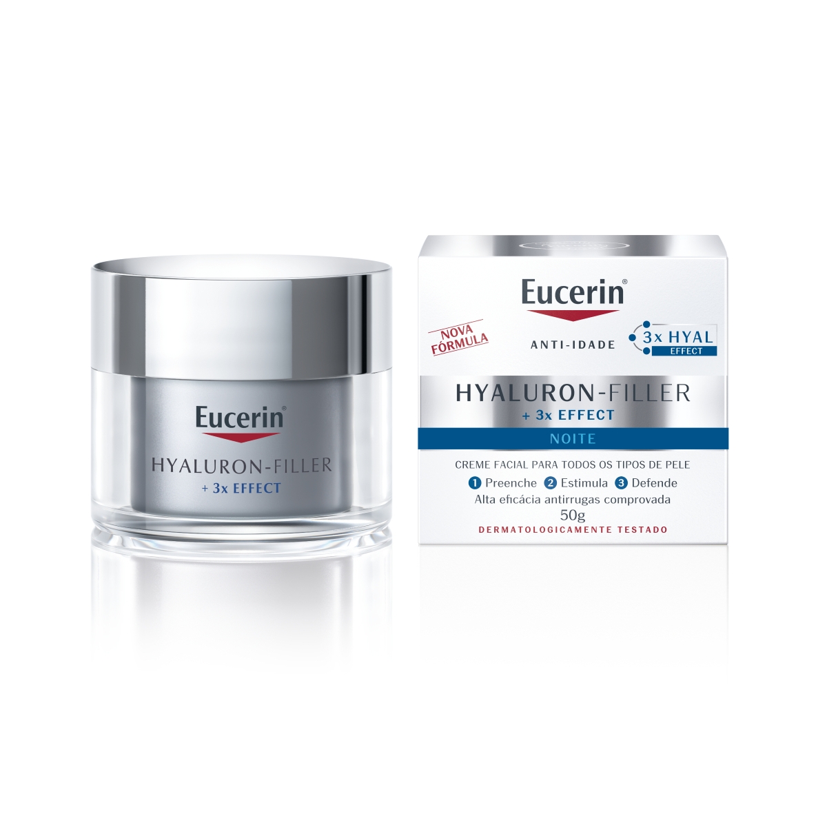 EUCERIN naktinis kremas nuo raukšlių HYALURON-FILLER, 50 ml - 