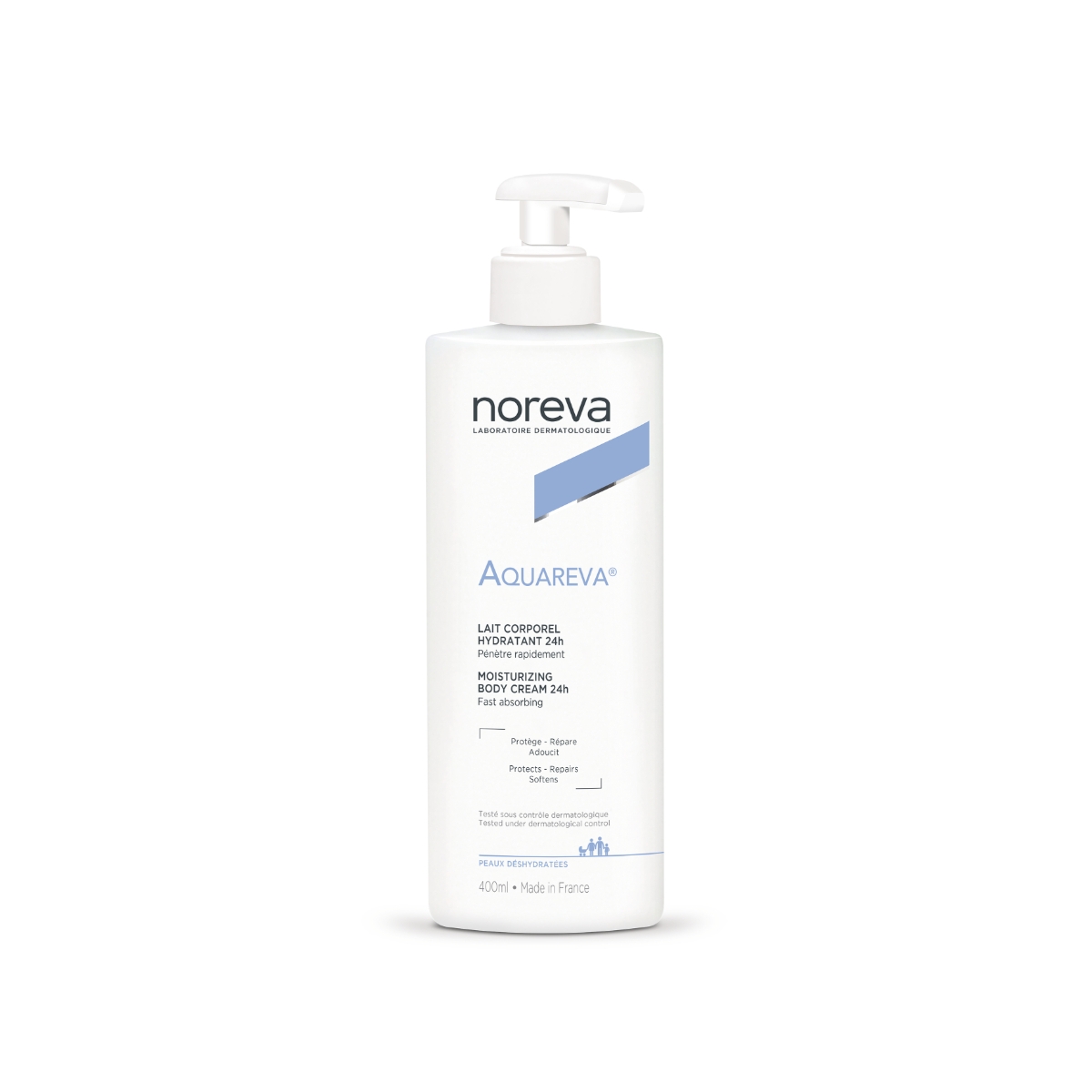 AQUAREVA 24 val. drėkinantis kūno kremas, 400ml - 