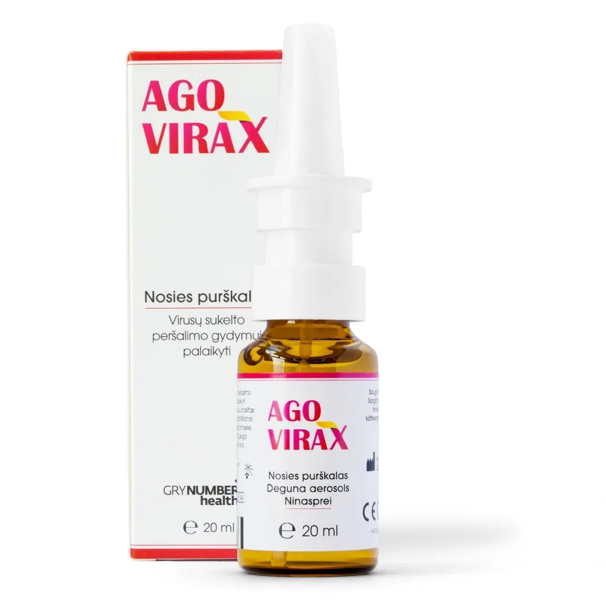 AGOVIRAX nosies purškalas, 20ml - 