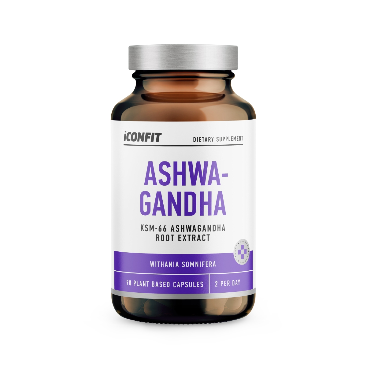 ICONFIT Ashwagandha kapsulės, N90 - 
