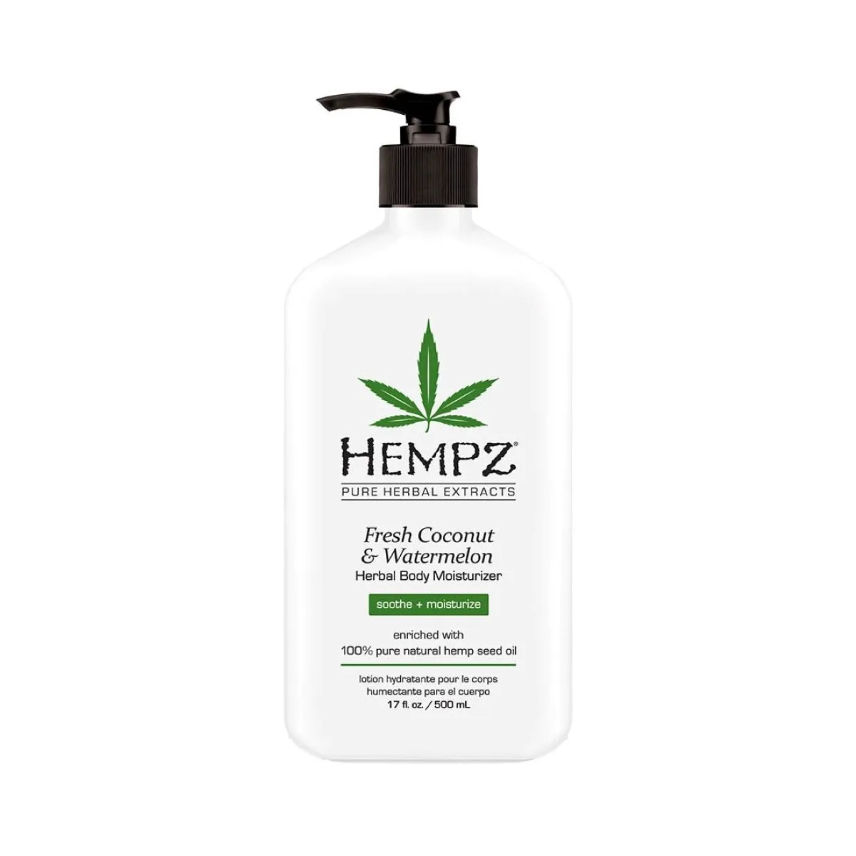 Hempz drėkinantis kūno kremas Fresh Coconut & Watermelon, 500ml - 