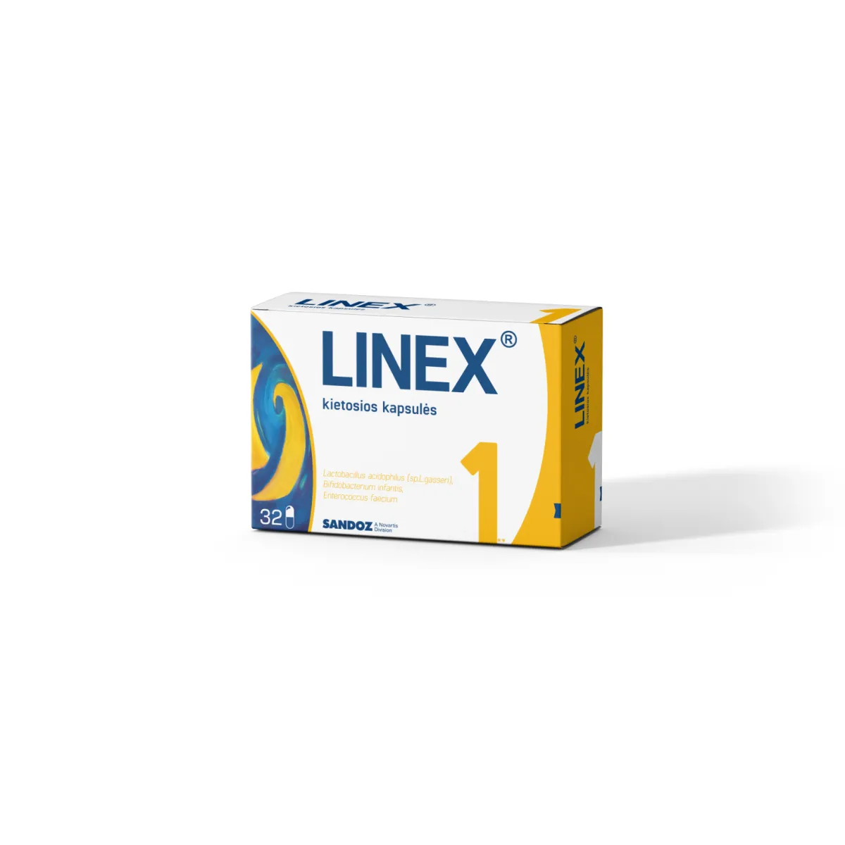 Linex kietosios kapsulės N32 - 