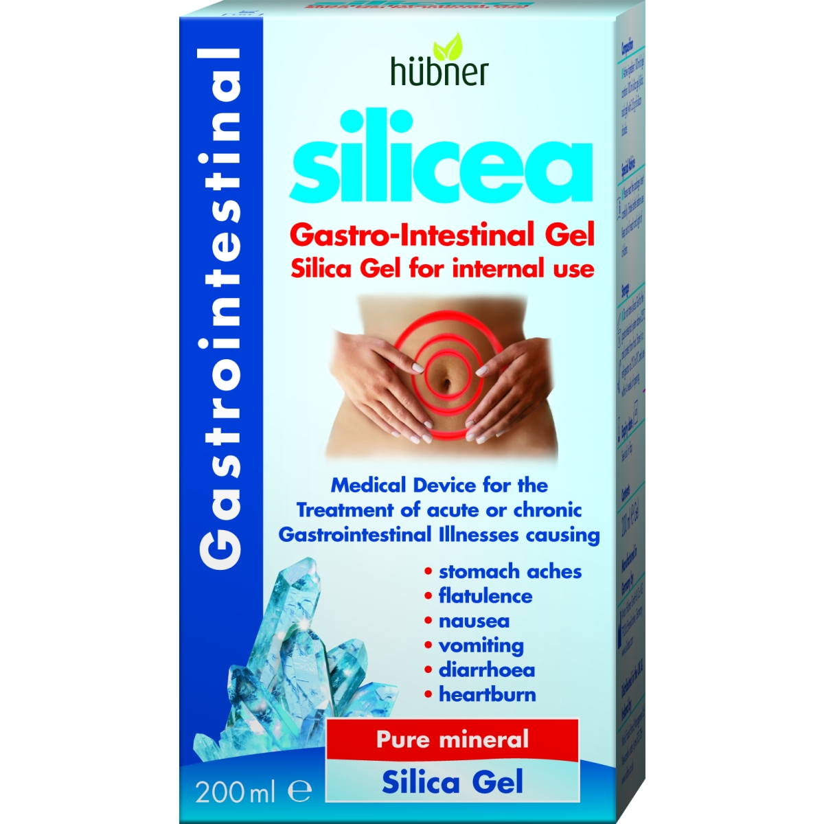 Silicea virškinimo trakto gelis 200 ml - 