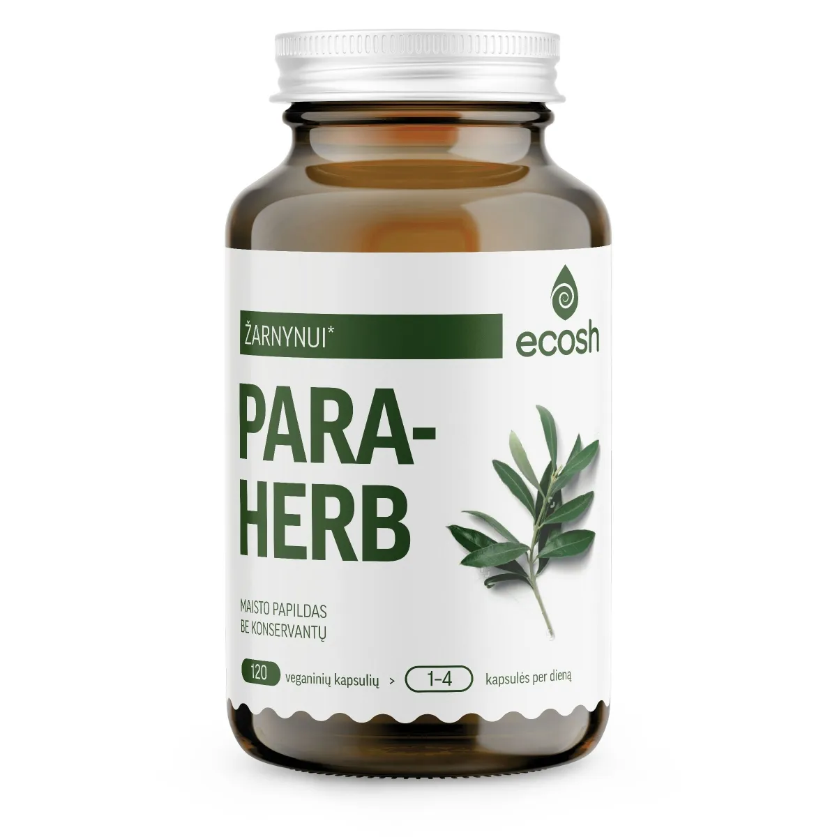 ECOSH Paraherb, 120 kapsulių - 