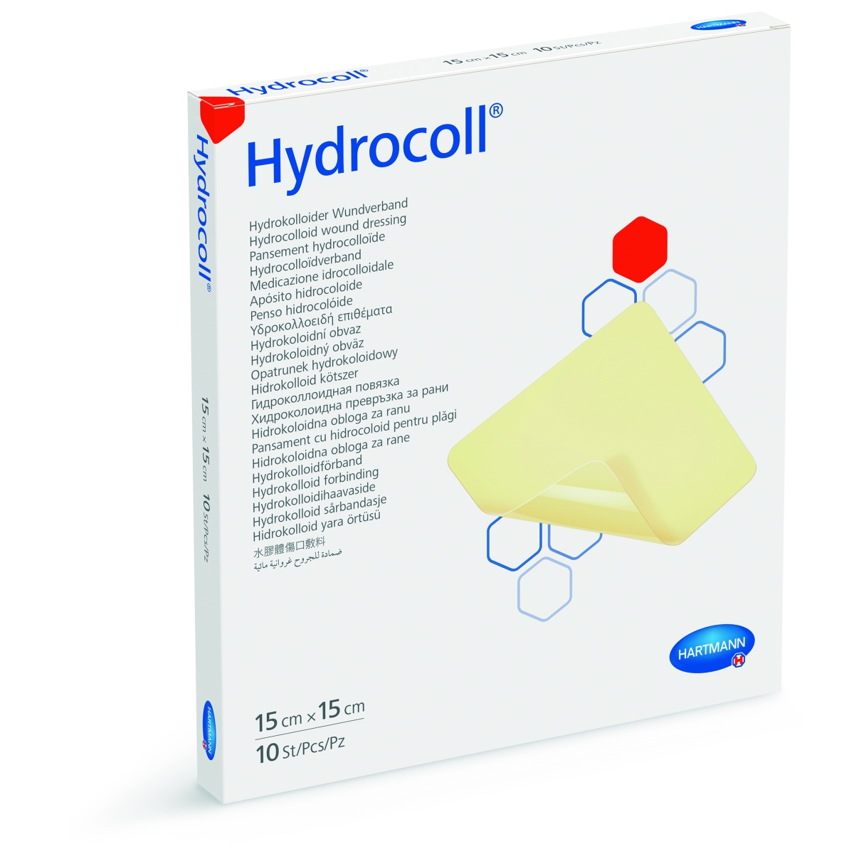 HARTMANN hidrokoloidinis tvarstis HYDROCOLL 15 x 15cm, N10 - 