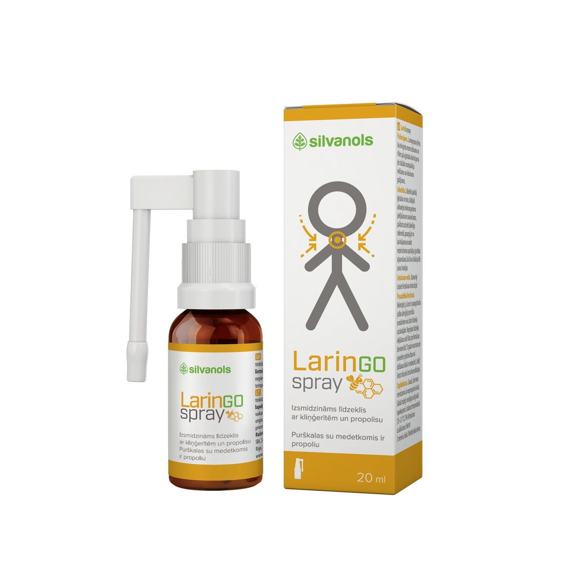 LARINGOSPRAY purškalas, 20ml - 