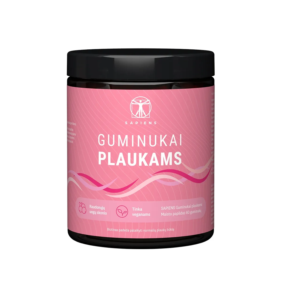 SAPIENS Guminukai plaukams, N60 - 
