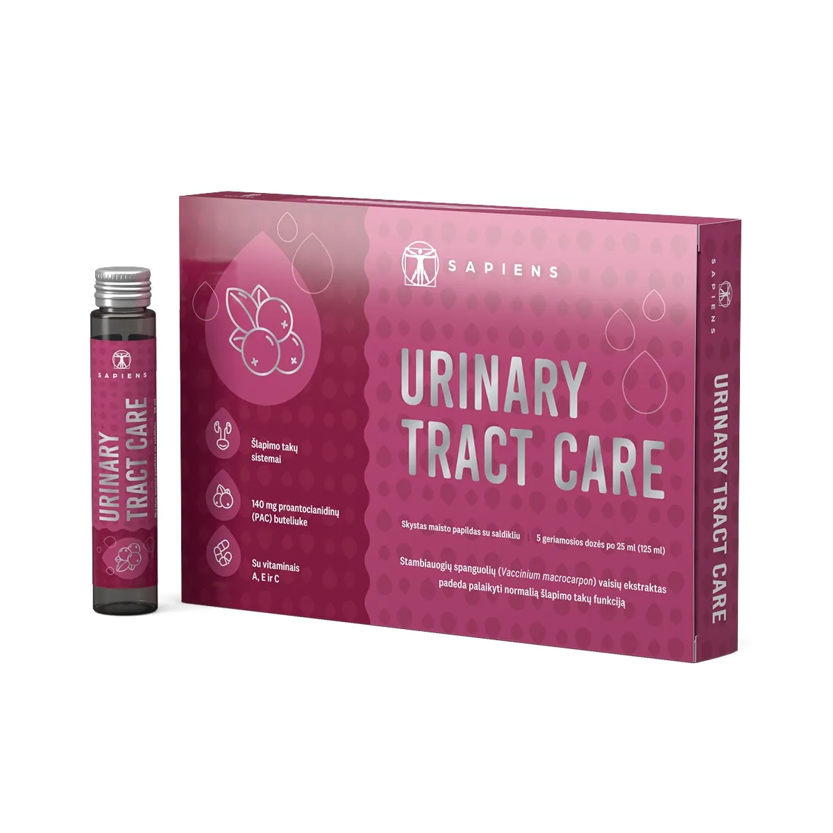 SAPIENS Urinary Tract Care, N5 x 25ml - 