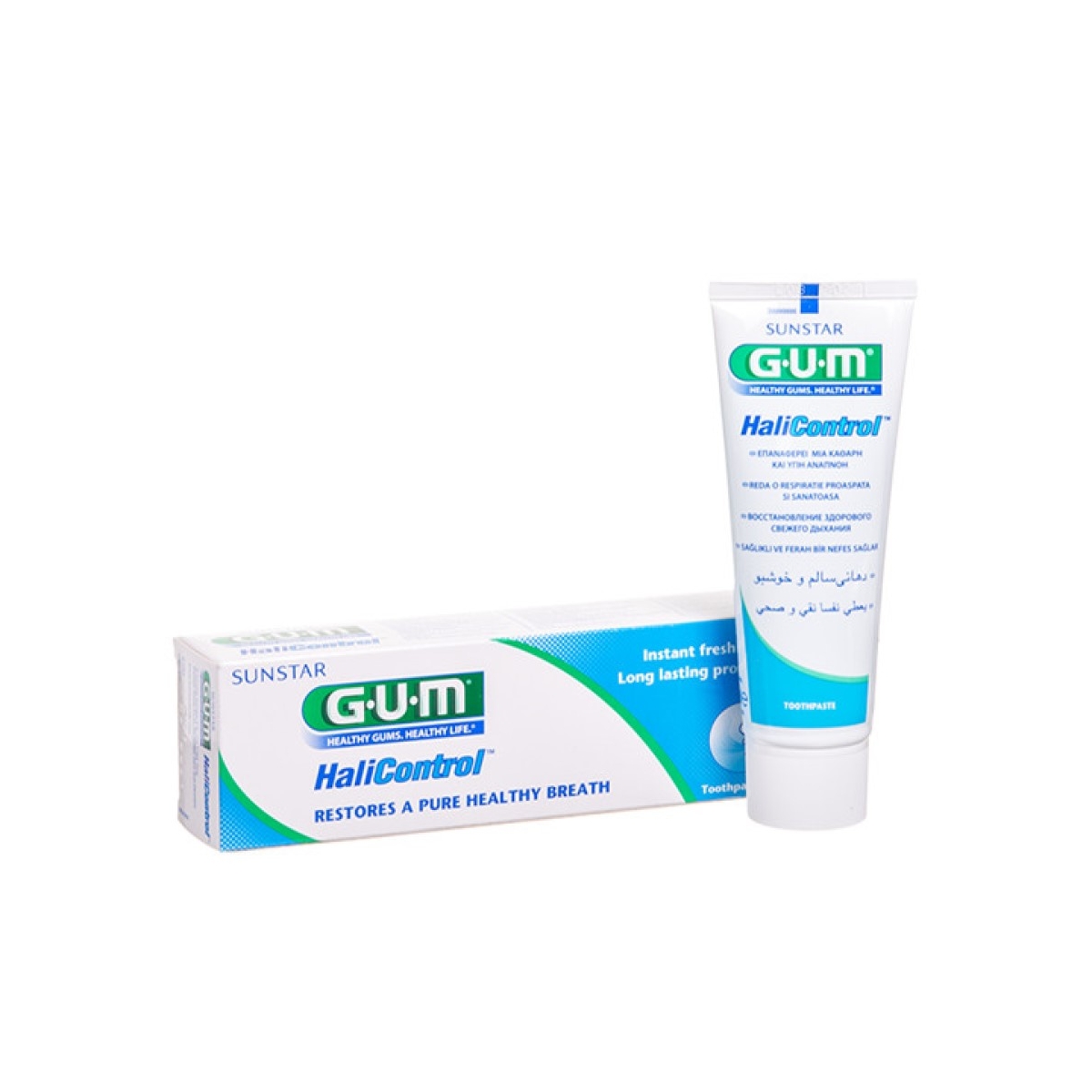 G.U.M. HALICONTROL gelinė dantų pasta 75ml - 