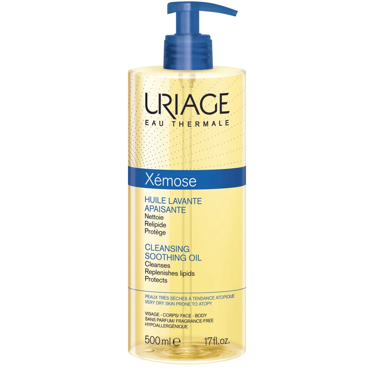 URIAGE aliejinis prausiklis XEMOSE HUILE, 500ml - 