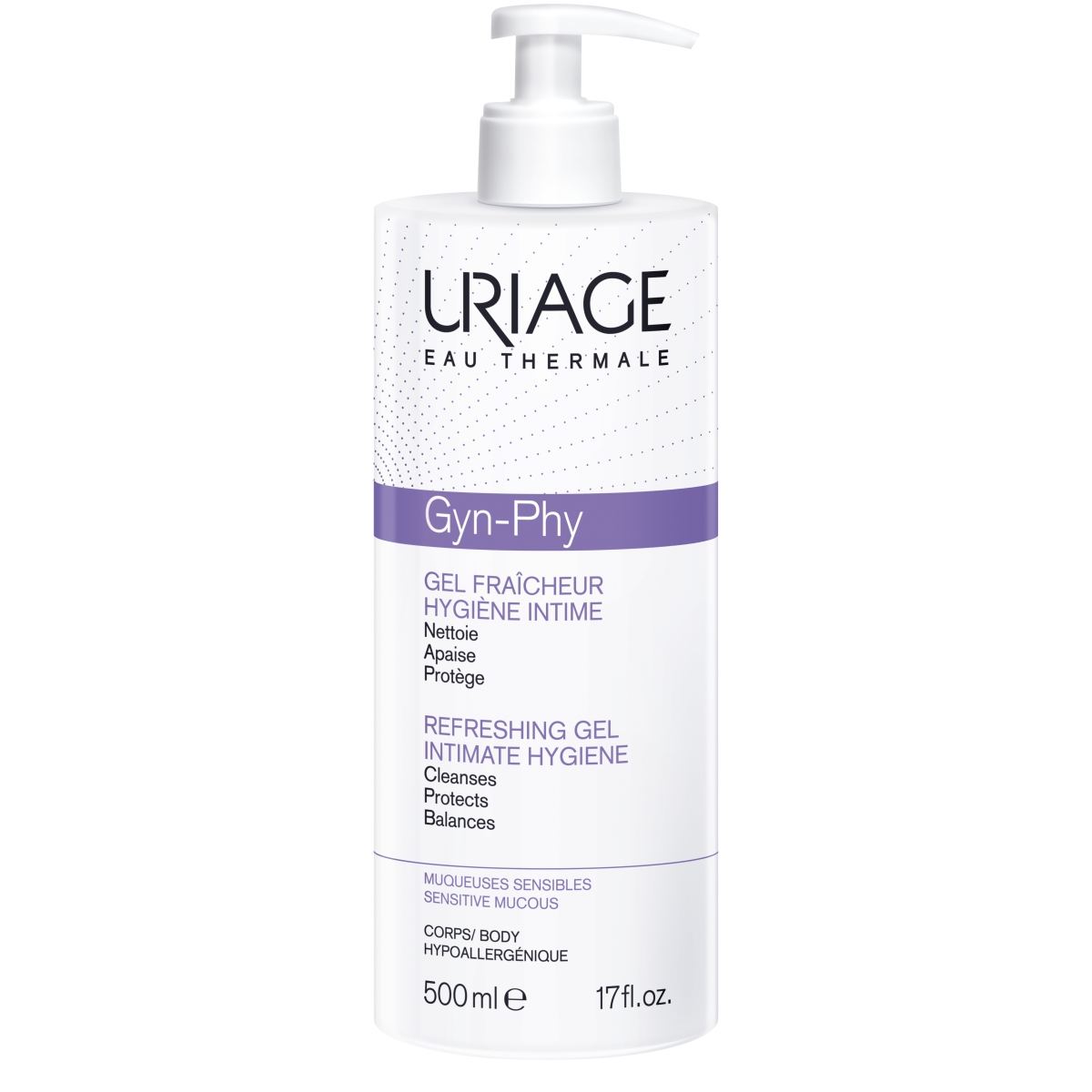 URIAGE gaivus gelis intymiai higienai GYN-PHY, 500ml - 