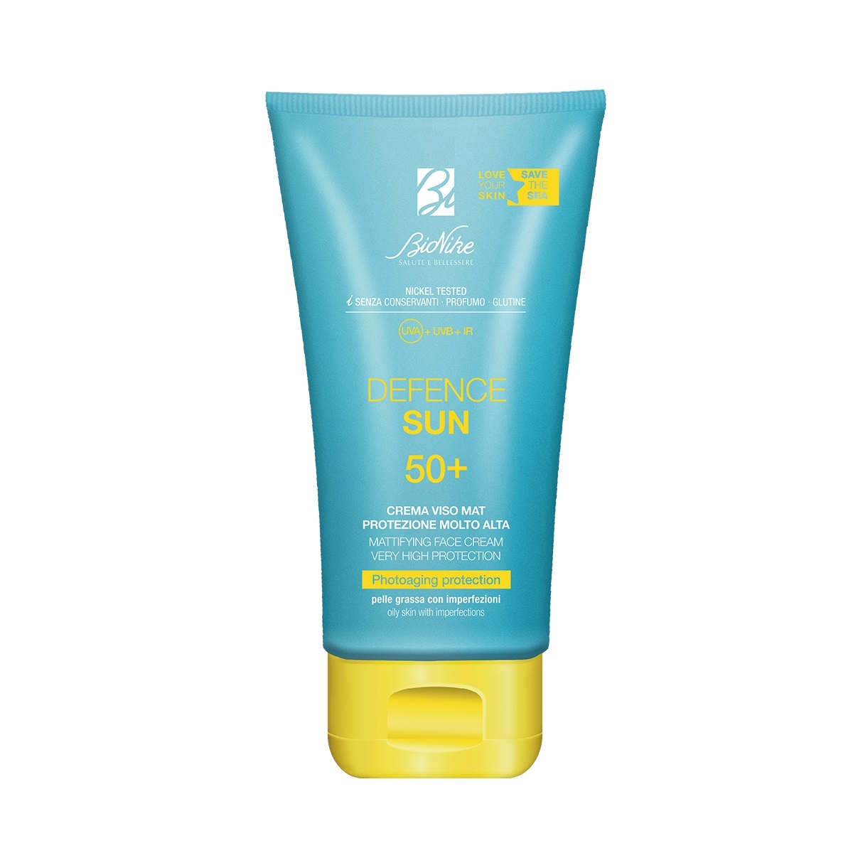 BIONIKE apsauginis matizuojantis veido kremas DEFENCE SUN SPF50+, 50ml - 