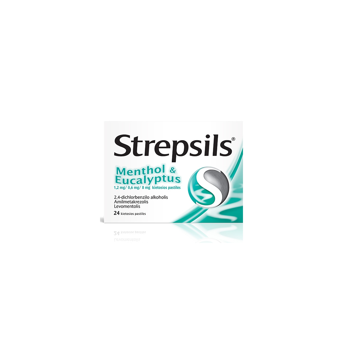 Strepsils Menthol & Eucalyptus kietosios pastilės N24 - 