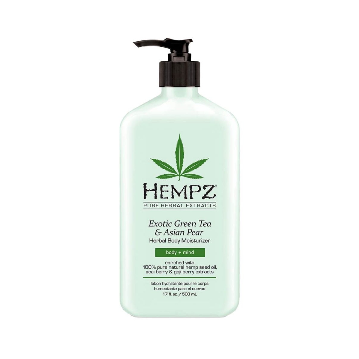 Hempz drėkinantis kūno kremas Exotic Green Tea & Asian Pear, 500ml - 