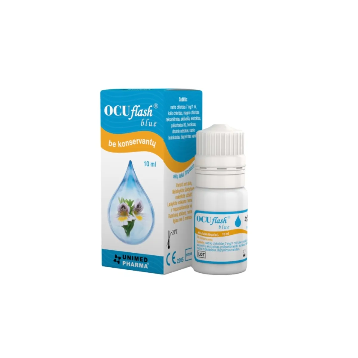OCUflash blue akių lašai be konservantų 10 ml - 