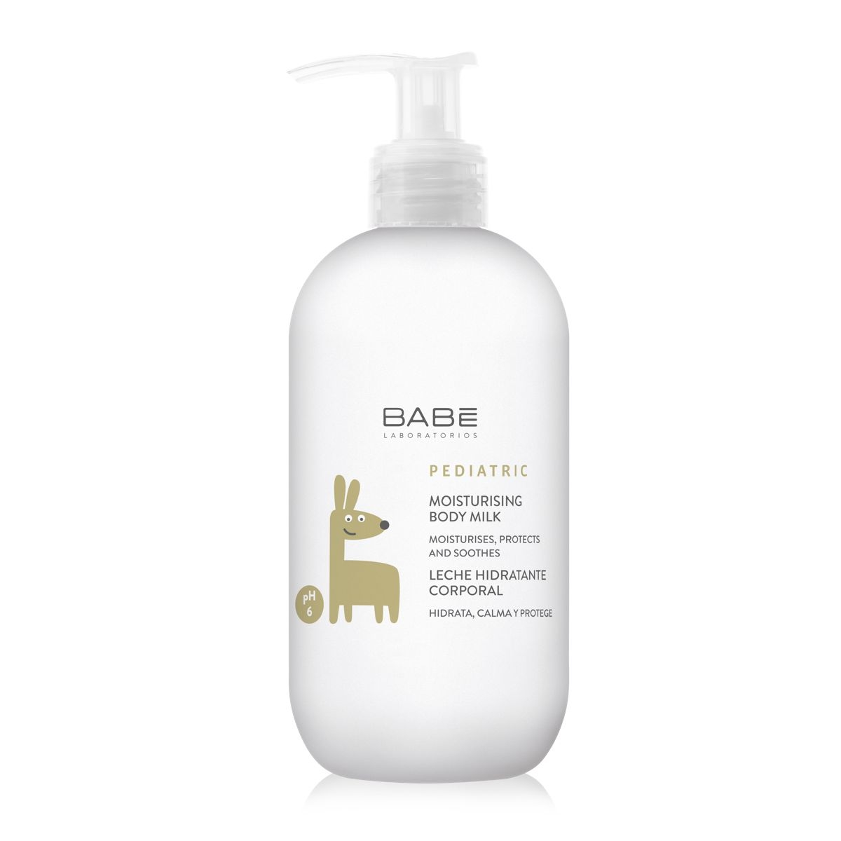 BABE drėkinamasis kūno pienelis PEDIATRIC MOISTURISING BODY MILK 500ml - 