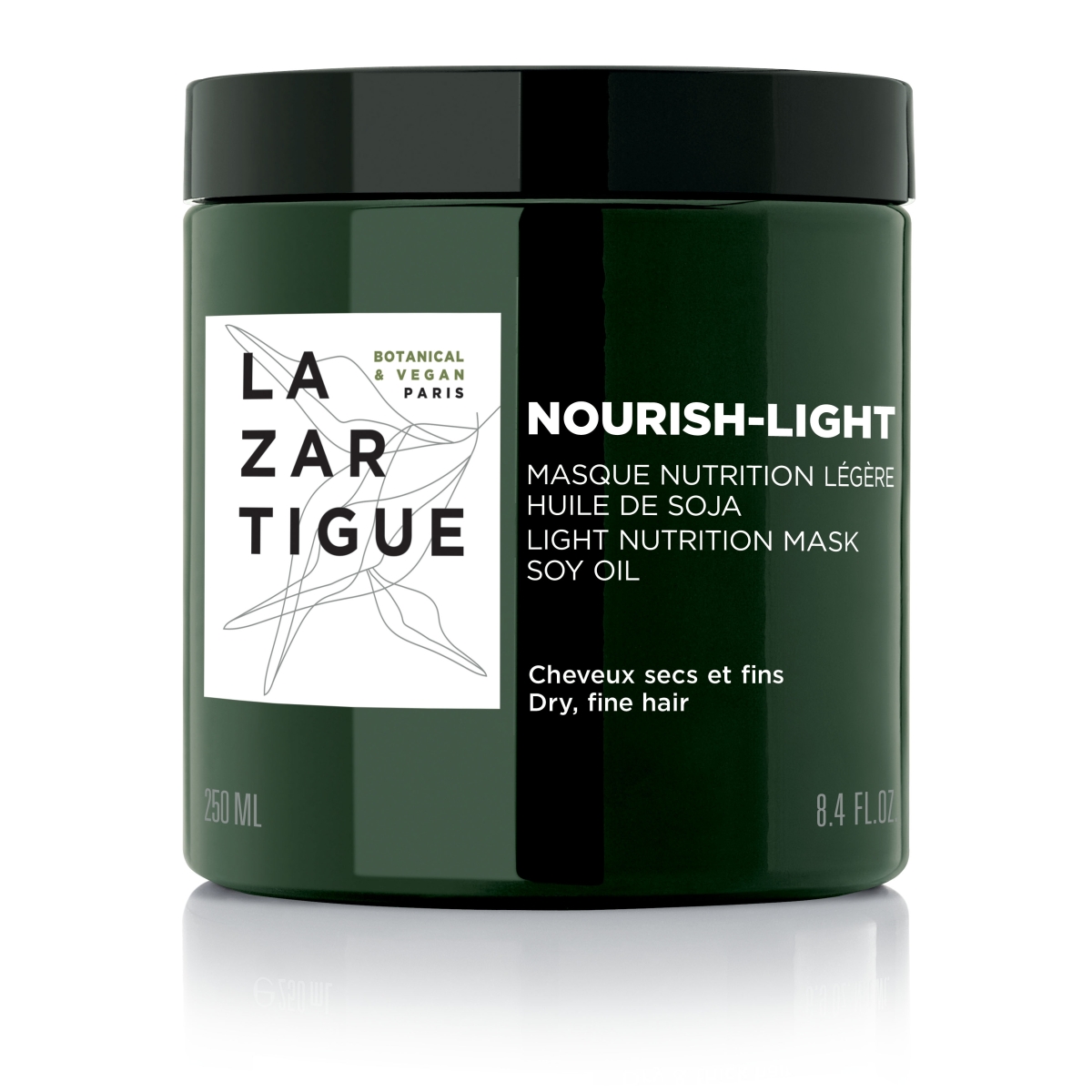 LAZARTIGUE maitinamoji plaukų kaukė NOURISH LIGHT MASK, 250ml - 