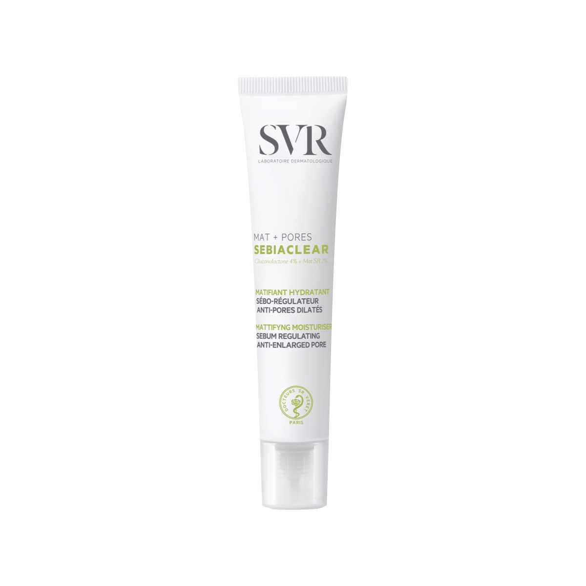 SVR poras sutraukiantis veido kremas SEBIACLEAR MAT + PORES, 40ml - 