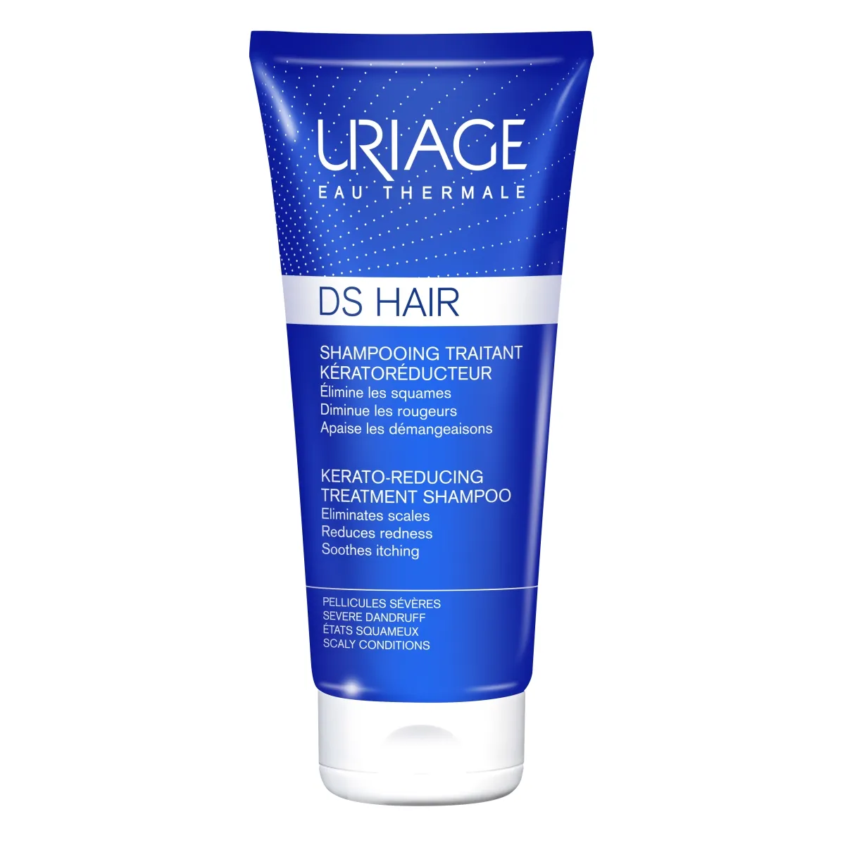 URIAGE keratolitinio poveikio šampūnas D.S. HAIR, 150ml - 