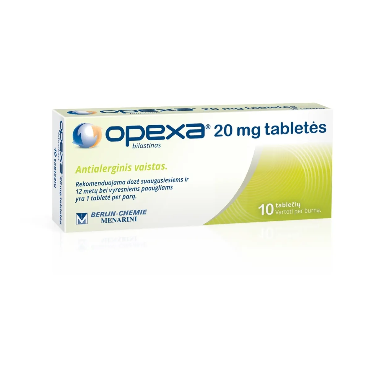 Opexa 20mg tab. N10 - 