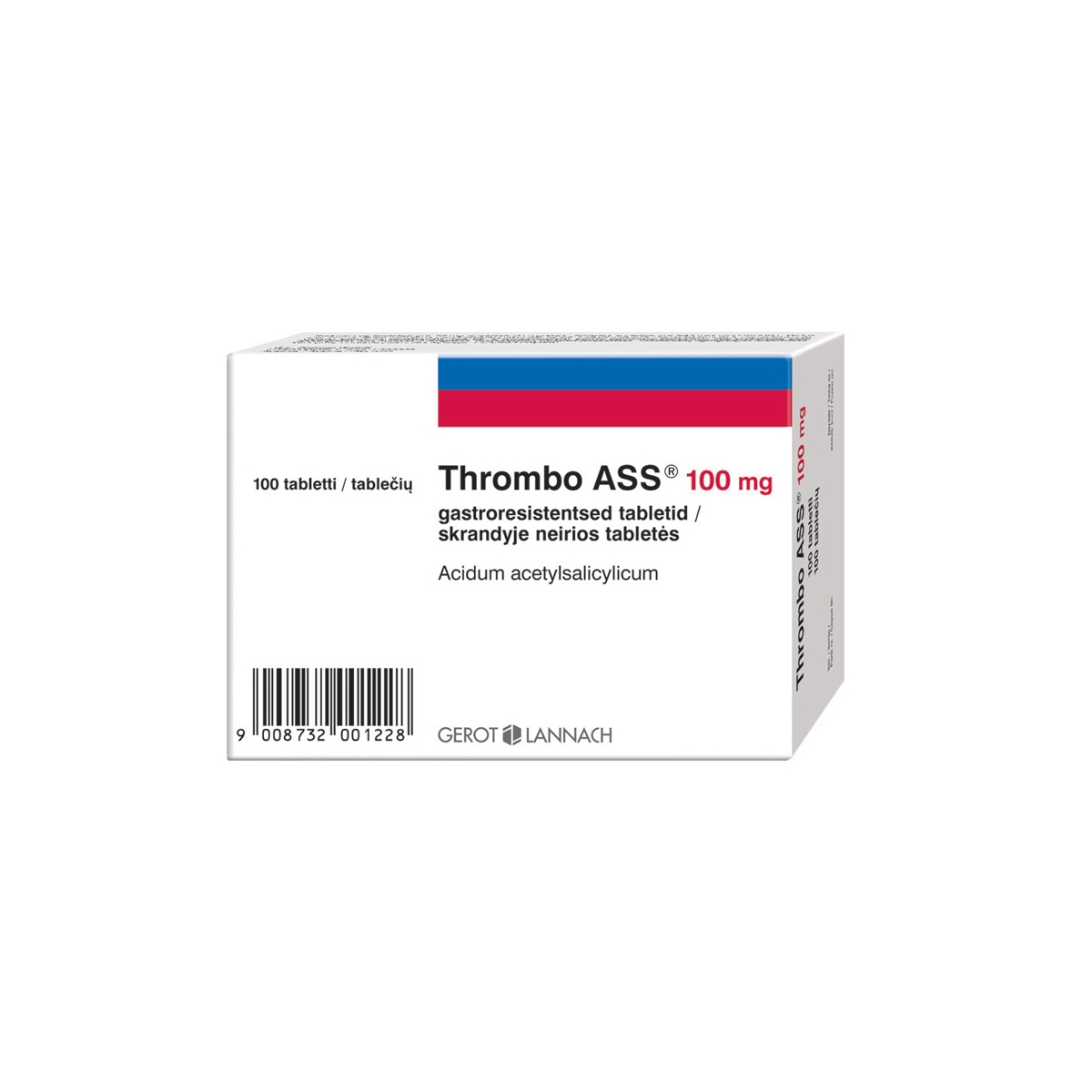 Thrombo ASS 100mg tab. N100 - 
