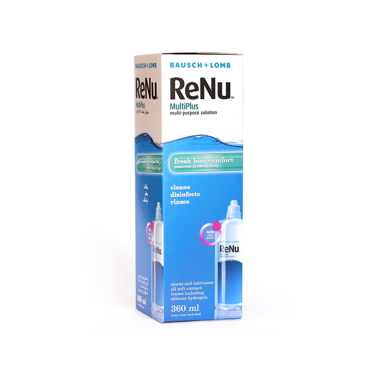 ReNu MultiPlus 360ml kontaktinių lęšių skystis - 
