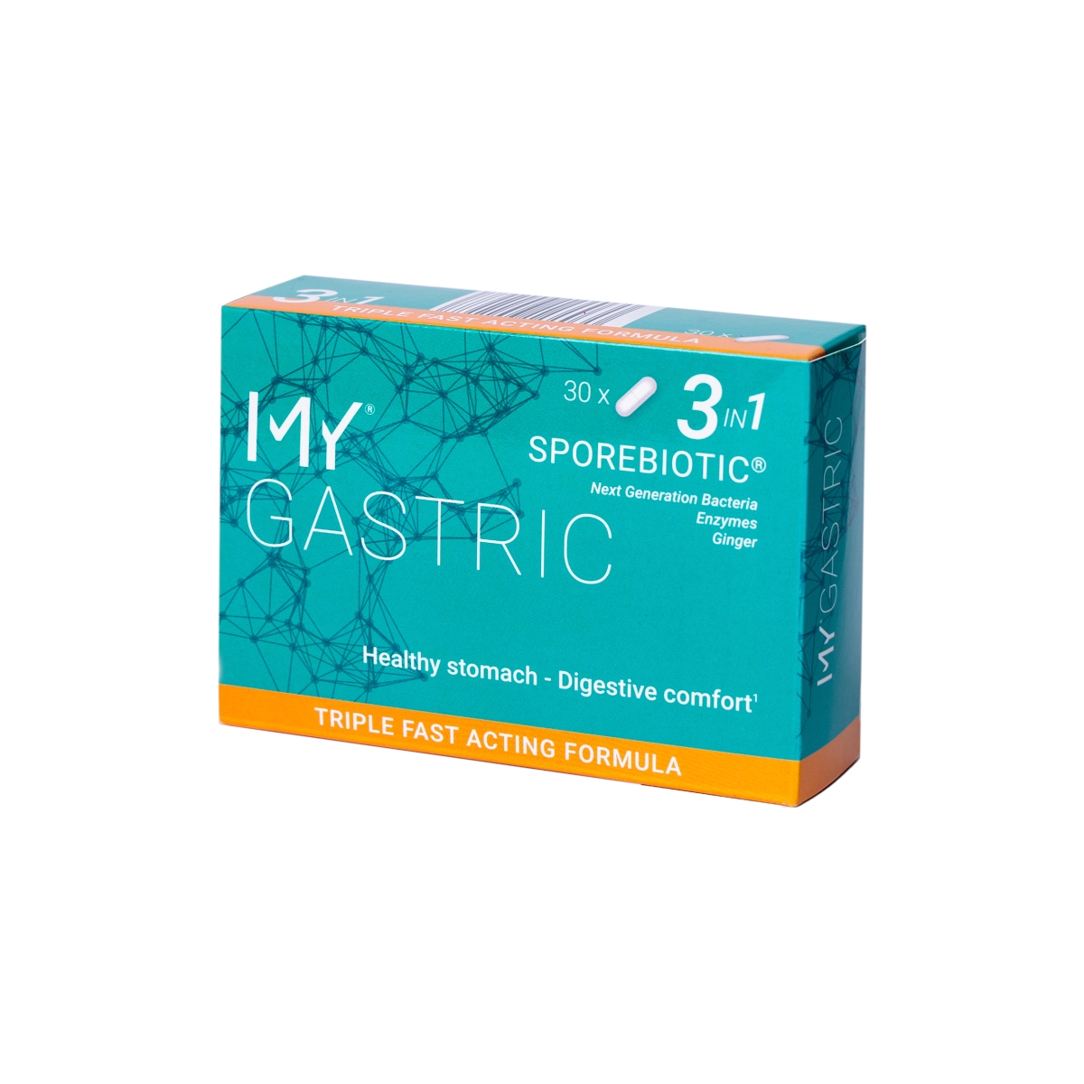 Gerosios bakterijos MY GASTRIC Sporebiotic®, 30 kaps. - 
